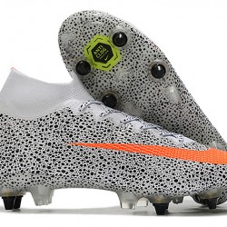 Kopačky Nike Mercurial Superfly 7 Elite SG-PRO AC Bílá Černá oranžový 39-45
