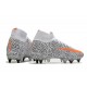 Kopačky Nike Mercurial Superfly 7 Elite SG-PRO AC Bílá Černá oranžový 39-45