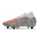 Kopačky Nike Mercurial Superfly 7 Elite SG-PRO AC Bílá Černá oranžový 39-45