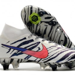 Kopačky Nike Mercurial Superfly 7 Elite SG-PRO AC Bílá Modrý Červené 39-45