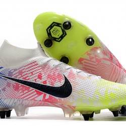 Kopačky Nike Mercurial Superfly 7 Elite SG-PRO AC Bílá Rainbow Černá 39-45