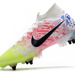 Kopačky Nike Mercurial Superfly 7 Elite SG-PRO AC Bílá Rainbow Černá 39-45