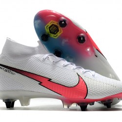 Kopačky Nike Mercurial Superfly 7 Elite SG-PRO AC Bílá Červené Modrý 39-45