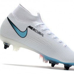 Kopačky Nike Mercurial Superfly 7 Elite SG-PRO AC Bílá Červené Modrý 39-45