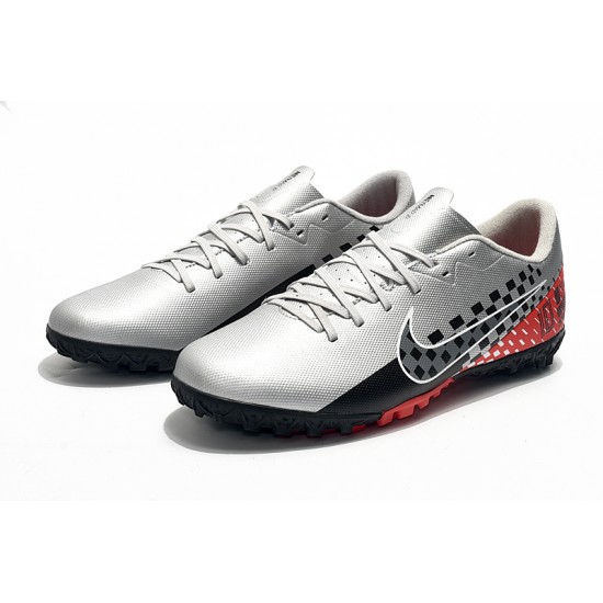 Kopačky Nike Mercurial Vapor 13 Academy TF Stříbro Červené Černá 39-45