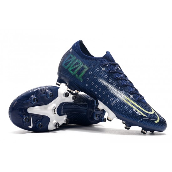 Kopačky Nike Mercurial Vapor 13 Elite AG Modrý Bílá Zelená 39-45