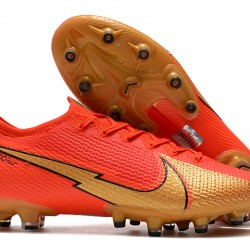 Kopačky Nike Mercurial Vapor 13 Elite AG Červené Zlato 39-45