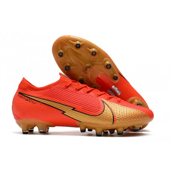 Kopačky Nike Mercurial Vapor 13 Elite AG Červené Zlato 39-45