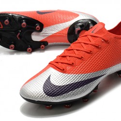 Kopačky Nike Mercurial Vapor 13 Elite AG Červené Stříbro Nachový 39-45