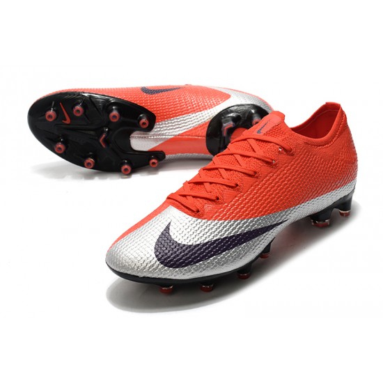 Kopačky Nike Mercurial Vapor 13 Elite AG Červené Stříbro Nachový 39-45