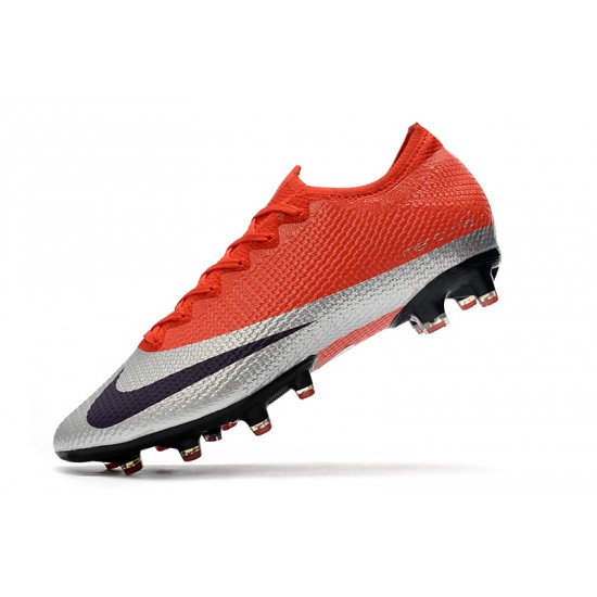 Kopačky Nike Mercurial Vapor 13 Elite AG Červené Stříbro Nachový 39-45