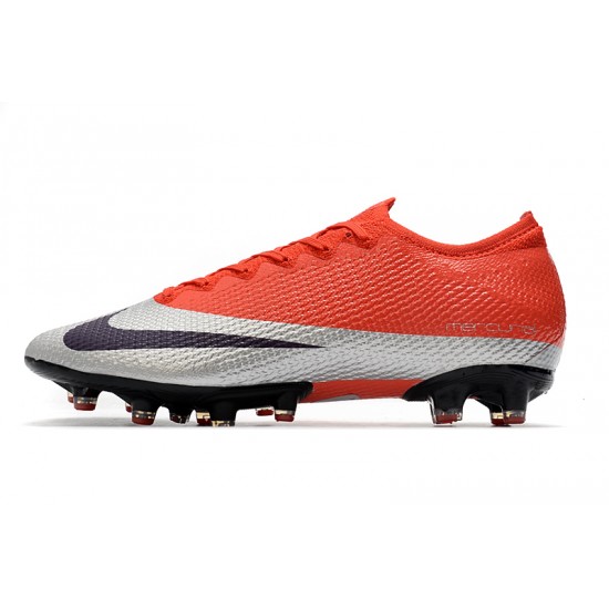 Kopačky Nike Mercurial Vapor 13 Elite AG Červené Stříbro Nachový 39-45