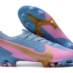 Kopačky Nike Mercurial Vapor 13 Elite FG Modrý Růžový Zlato 39-45