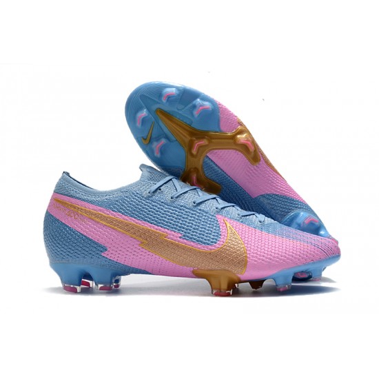 Kopačky Nike Mercurial Vapor 13 Elite FG Modrý Růžový Zlato 39-45