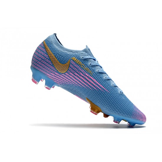 Kopačky Nike Mercurial Vapor 13 Elite FG Modrý Růžový Zlato 39-45