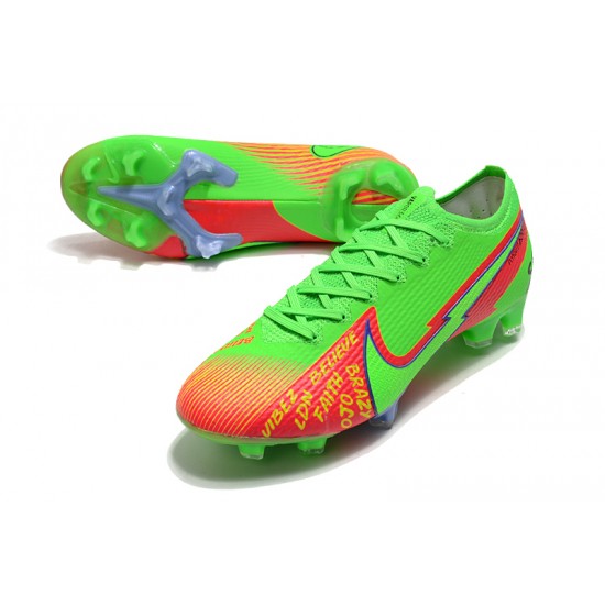 Kopačky Nike Mercurial Vapor 13 Elite FG Zelená Červené Modrý 39-45