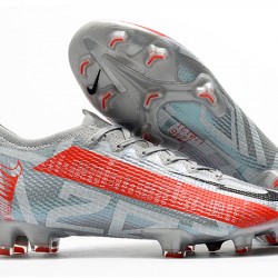 Kopačky Nike Mercurial Vapor 13 Elite FG Stříbro Červené 39-45