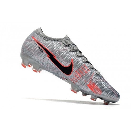 Kopačky Nike Mercurial Vapor 13 Elite FG Stříbro Červené 39-45