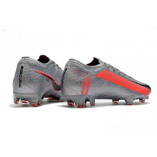 Kopačky Nike Mercurial Vapor 13 Elite FG Stříbro Červené 39-45