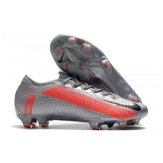 Kopačky Nike Mercurial Vapor 13 Elite FG Stříbro Červené 39-45