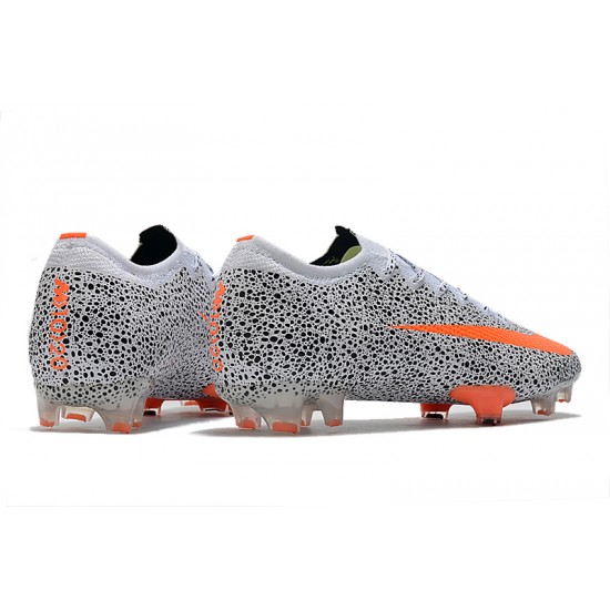 Kopačky Nike Mercurial Vapor 13 Elite FG Bílá Černá oranžový 39-45