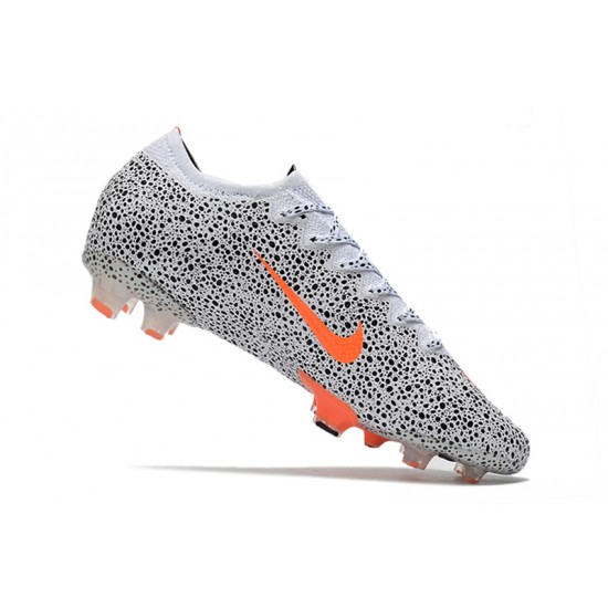 Kopačky Nike Mercurial Vapor 13 Elite FG Bílá Černá oranžový 39-45