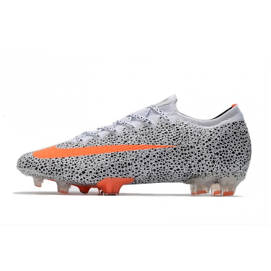 Kopačky Nike Mercurial Vapor 13 Elite FG Bílá Černá oranžový 39-45