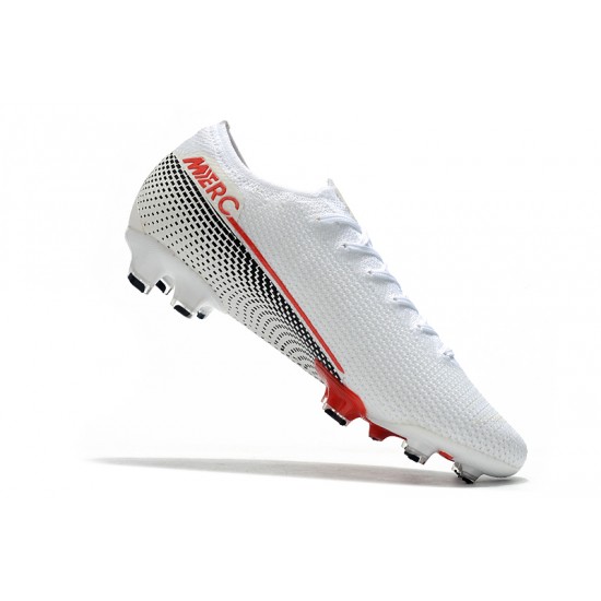 Kopačky Nike Mercurial Vapor 13 Elite FG Bílá Černá Červené 39-45