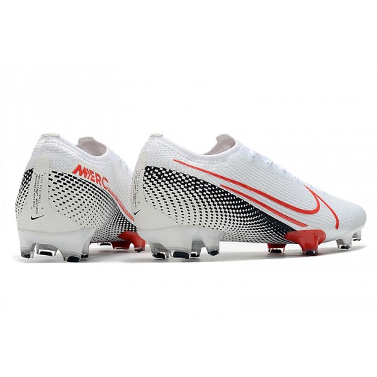 Kopačky Nike Mercurial Vapor 13 Elite FG Bílá Černá Červené 39-45