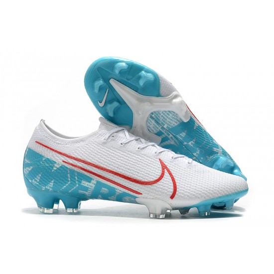 Kopačky Nike Mercurial Vapor 13 Elite FG Bílá Modrý Červené 39-45