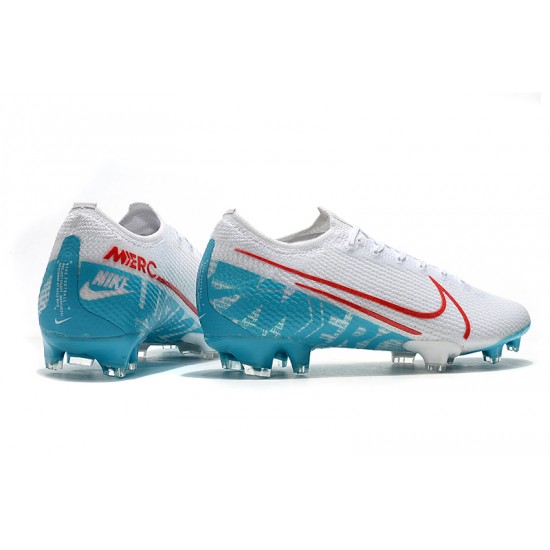 Kopačky Nike Mercurial Vapor 13 Elite FG Bílá Modrý Červené 39-45