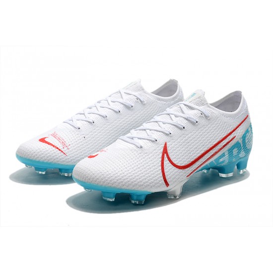 Kopačky Nike Mercurial Vapor 13 Elite FG Bílá Modrý Červené 39-45