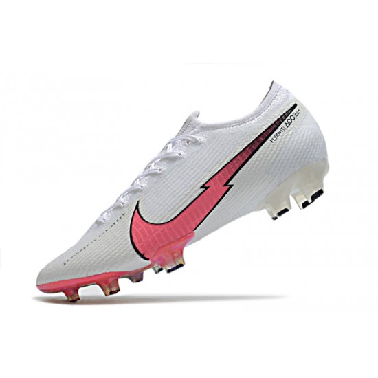 Kopačky Nike Mercurial Vapor 13 Elite FG Bílá Růžový Modrý 39-45