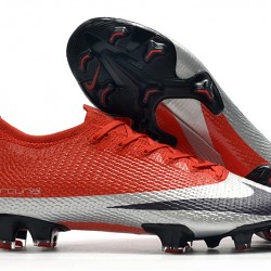 Kopačky Nike Mercurial Vapor 13 Elite FG Červené Stříbro Nachový 39-45