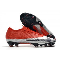 Kopačky Nike Mercurial Vapor 13 Elite FG Červené Stříbro Nachový 39-45