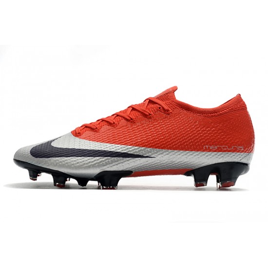 Kopačky Nike Mercurial Vapor 13 Elite FG Červené Stříbro Nachový 39-45