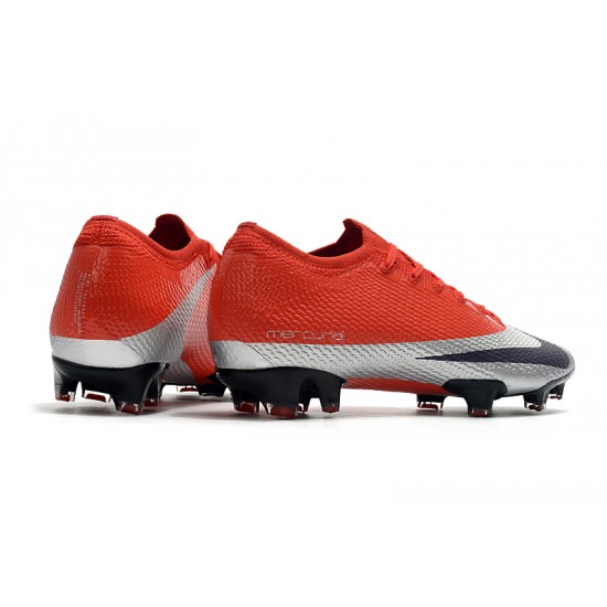 Kopačky Nike Mercurial Vapor 13 Elite FG Červené Stříbro Nachový 39-45