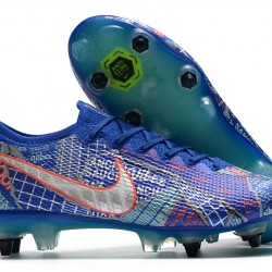 Kopačky Nike Mercurial Vapor 13 Elite SG-PRO AC Modrý oranžový Bílá 39-45
