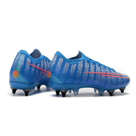 Kopačky Nike Mercurial Vapor 13 Elite SG-PRO AC Modrý Bílá oranžový 39-45