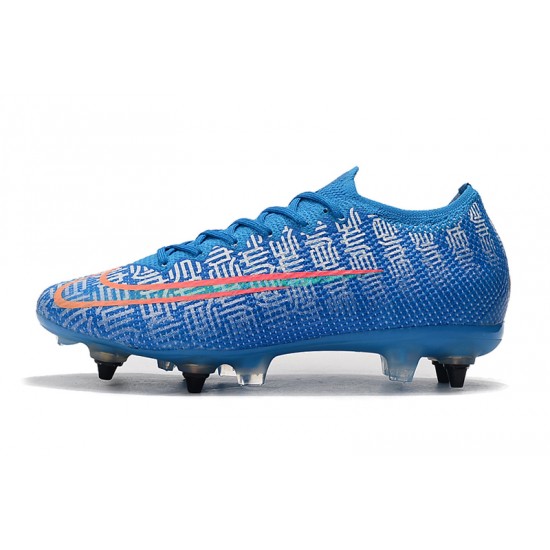 Kopačky Nike Mercurial Vapor 13 Elite SG-PRO AC Modrý Bílá oranžový 39-45