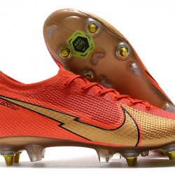 Kopačky Nike Mercurial Vapor 13 Elite SG-PRO AC Červené Zlato 39-45