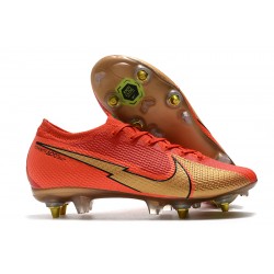 Kopačky Nike Mercurial Vapor 13 Elite SG-PRO AC Červené Zlato 39-45