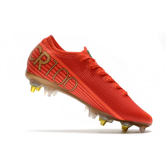 Kopačky Nike Mercurial Vapor 13 Elite SG-PRO AC Červené Zlato 39-45