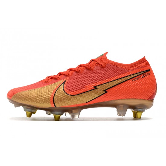 Kopačky Nike Mercurial Vapor 13 Elite SG-PRO AC Červené Zlato 39-45