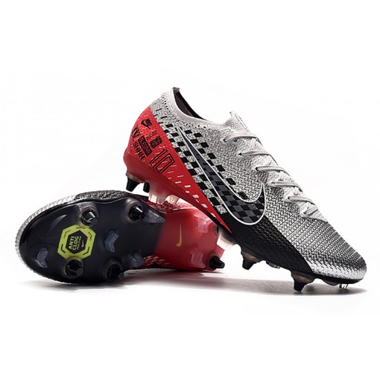 Kopačky Nike Mercurial Vapor 13 Elite SG-PRO AC Stříbro Černá Červené 39-45