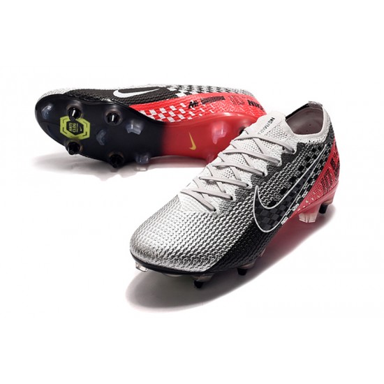 Kopačky Nike Mercurial Vapor 13 Elite SG-PRO AC Stříbro Černá Červené 39-45