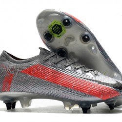 Kopačky Nike Mercurial Vapor 13 Elite SG-PRO AC Stříbro Červené 39-45