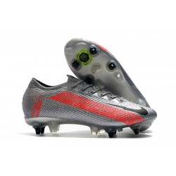 Kopačky Nike Mercurial Vapor 13 Elite SG-PRO AC Stříbro Červené 39-45