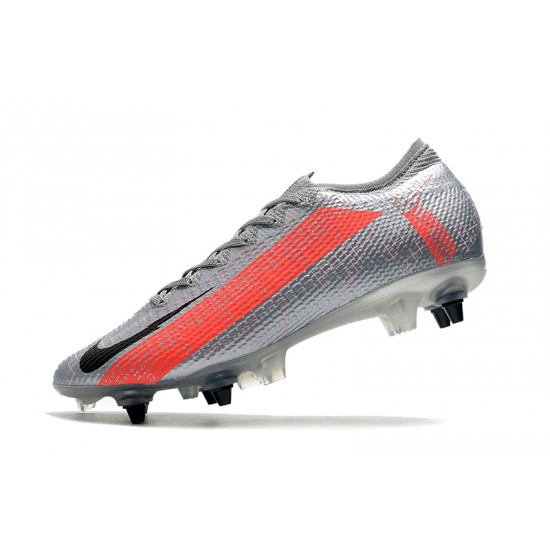 Kopačky Nike Mercurial Vapor 13 Elite SG-PRO AC Stříbro Červené 39-45