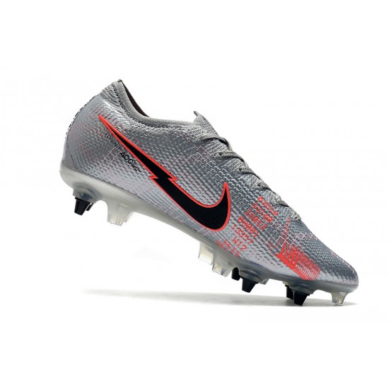 Kopačky Nike Mercurial Vapor 13 Elite SG-PRO AC Stříbro Červené 39-45